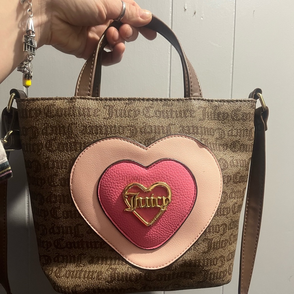 Juicy Couture heart tote.